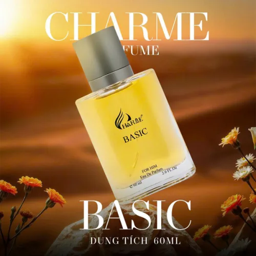 Nước Hoa Nam - Nước Hoa Charme Basic 50ml - Hương Thơm Tươi Mát Lịch Lãm