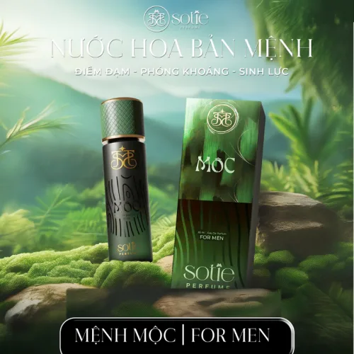 Nước Hoa Nam Phong Thủy Mệnh Mộc Sotie Perfume 20ml - Hương Thơm Trẻ Trung Hiện Đại