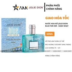 Nước Hoa Nữ Jolie For Her Dion Blue Nhạt 60ml Hương Thơm Tươi Mát Sang Trọng