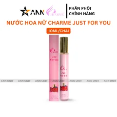 Nước Hoa Nữ Charme Just For You 10ml - Hương Thơm Ngọt Ngào Tươi Mát