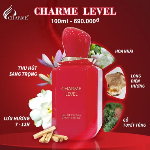 Nước Hoa Nữ Charme Level 100ml