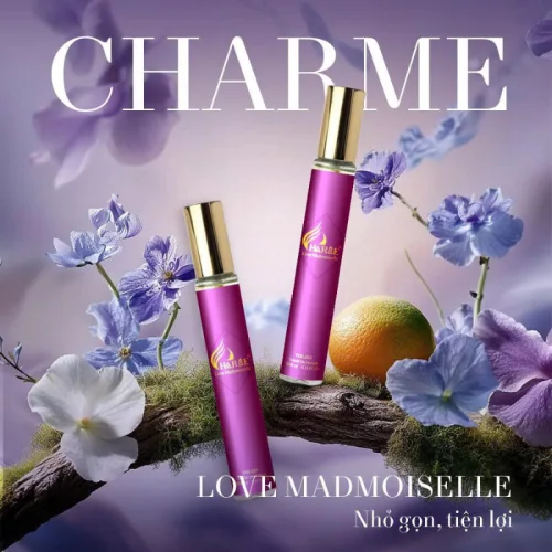 Nước Hoa Nữ Charme Love Mademoiselle 10ml Mùi Thơm Thanh Lịch Tự Tin