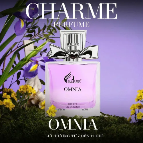 Nước Hoa Nữ - Nước Hoa Charme Omnia 50ml - Hương Thơm Nữ Tính Cuốn Hút Sang Trọng