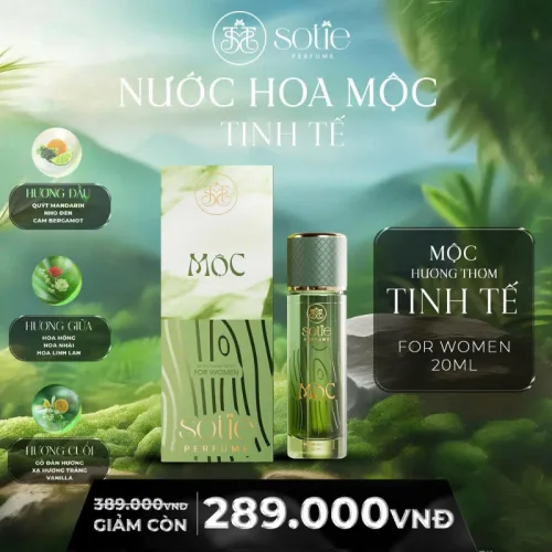 Nước Hoa Nữ Phong Thủy Mệnh Mộc Sotie Perfume 20ml - Mùi Thơm Hiện Đại Trẻ Trung