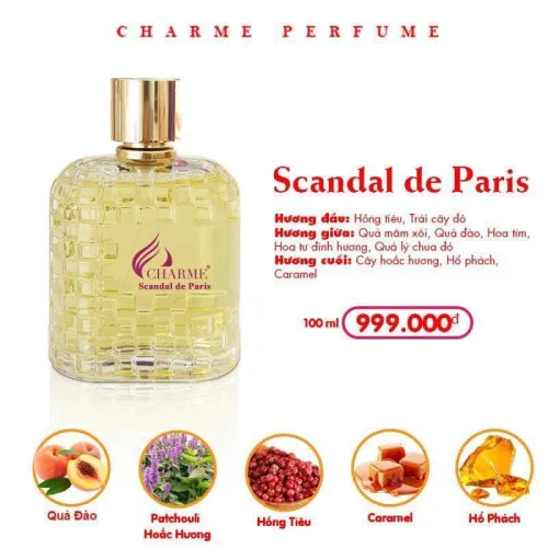 Nước Hoa Nữ Charme Scandal De Paris 100ml