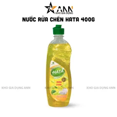 Nước Rửa Chén Sinh Học Hata Cleaners 400g - Nước Rửa Chén Hata Hương Chanh
