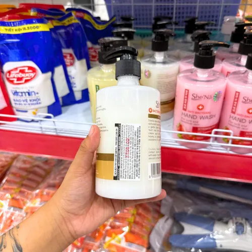 Nước Rửa Tay Diệt Khuẩn SHENA Tinh Chất Nấm Linh Chi 500ml