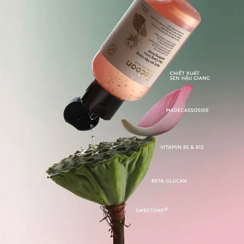 Nước Sen Hậu Giang Cocoon 50ml Thuần Chay (Chai Mini)