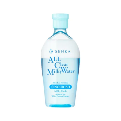 Nước Sữa Tẩy Trang Senka 2 Lớp Sạch Sâu & Dịu Mát All Clear Milky Water Nourish 230ml