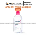 Nước Tẩy Trang Bioderma Màu Hồng Crealine H2O 500ml Dành Cho Da Nhạy Cảm