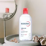 Nước Tẩy Trang Bioderma Màu Hồng Crealine H2O 500ml Dành Cho Da Nhạy Cảm
