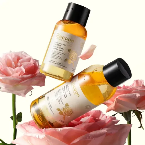 Nước Tẩy Trang Cocoon Hoa Hồng Cấp Ẩm Da Rose Bi-Phase Micellar Water 310ml