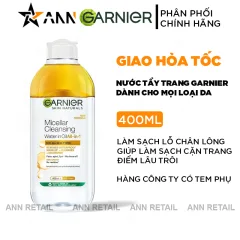 Nước Tẩy Trang Garnier Màu Vàng Micellar Cleansing Water in Oil 400ml