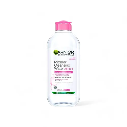 Nước Tẩy Trang Garnier Nắp Hồng Micellar Cleansing Water Cho Da Nhạy Cảm 400ml
