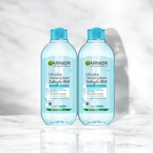 Nước Tẩy Trang Garnier Nắp Xanh Micellar Cleansing Water Salicylic BHA 400ml