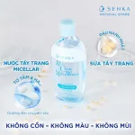 Nước Tẩy Trang Hai Lớp Senka All Clear Milky Water Nourish Màu Xanh Dương 230ml