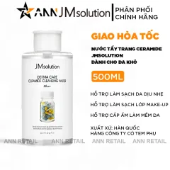 Nước Tẩy Trang JMSolution Ceramide Cleansing Water Dành Cho Da Khô 500ml