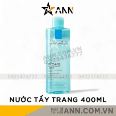 Nước Tẩy Trang La Roche-Posay Màu Xanh Cho Da Dầu 400ml