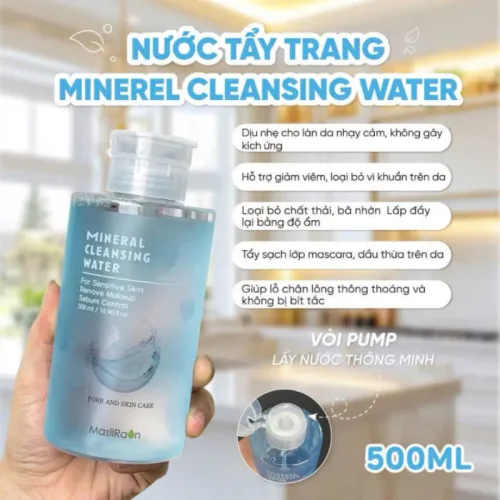 Nước Tẩy Trang Masilraon Mineral Cleansing Water 500ml