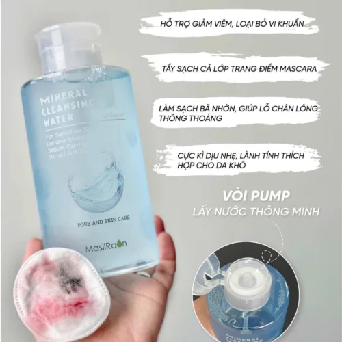 Nước Tẩy Trang Masilraon Mineral Cleansing Water 500ml