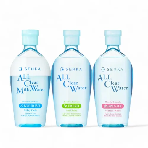 Nước Tẩy Trang Senka All Clear Micellar 230ml Hỗ Trợ Dưỡng Ẩm Sạch Sâu Làm Sáng Da