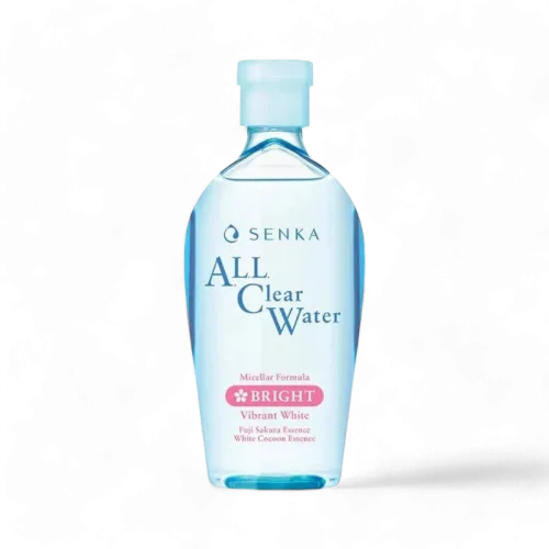 Nước Tẩy Trang Senka All Clear Micellar Bright Màu Hồng giúp vừa làm sạch nhẹ nhàng và giảm lực ma sát hạn chế tổn thương da