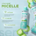 Nước Tẩy Trang Senz Aqua Boost Micellar Water Chiết Xuất Khổ Qua 250ml - Nước Tẩy Trang Cho Da Dầu Mụn