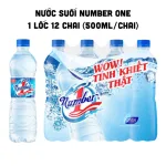 Nước Suối Đóng Chai Number One 1 Lốc Gồm 12 Chai (500ml/Chai)