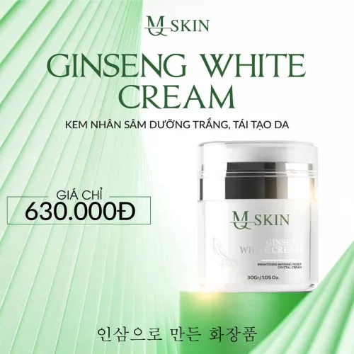 Nuôi dưỡng làn da cùng kem face nhân sâm MQ skin