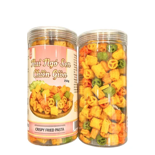 Nui Ngó Sen Chiên Giòn Thơm Ngon 250g Hộp