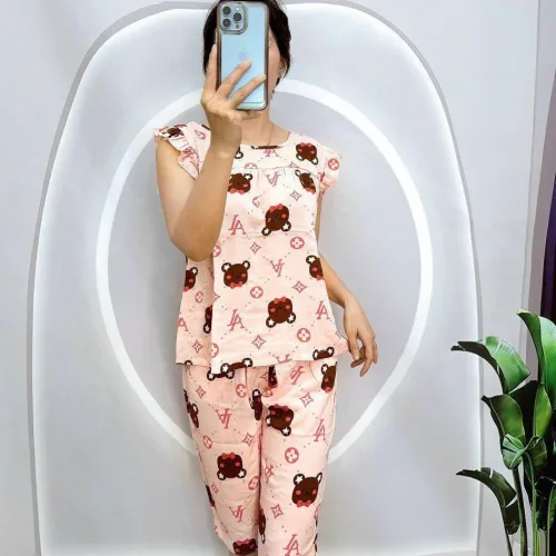 Đồ bộ áo sát nách quần lửng nhiều hoạ tiết