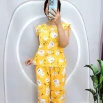 Đồ bộ áo sát nách quần lửng nhiều hoạ tiết