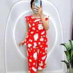 Đồ bộ áo sát nách quần lửng nhiều hoạ tiết