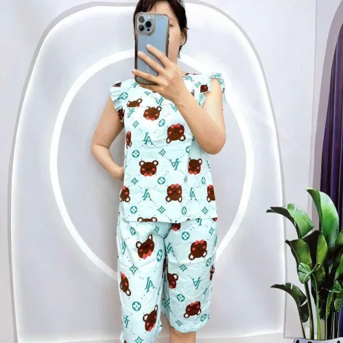 Đồ bộ áo sát nách quần lửng nhiều hoạ tiết