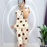 Đồ bộ áo sát nách quần lửng nhiều hoạ tiết