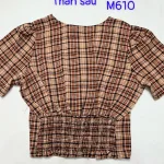 Đồ bộ áo tay  ngắn phối cổ ren