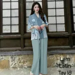 Đồ bộ lam mẫu bà lai đồ trung niên Có 2 size