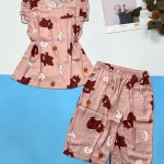 Đồ bộ latin quần lửng áo sát nách bèo nhiều hình khác nhau