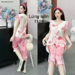 Đồ bộ latin siêu mát quần lửng áo sát nách bèo