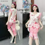 Đồ bộ latin siêu mát quần lửng áo sát nách bèo nhiều hình dễ thương