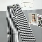 Đồ bộ mặc nhà quần dài sọc áo tay ngắn trơn