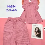 Đồ bộ mặc nhà vải kate quần lửng áo sát nách bèo