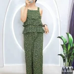 Đồ bộ mango mặc nhà quần dài áo hai dây 2 tầng