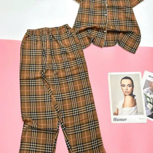Đồ bộ mango pijama quần dài áo ngắn nhiều hoạ tiết