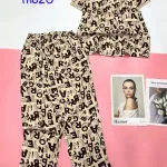 Đồ bộ mango pijama quần dài áo ngắn nhiều hoạ tiết