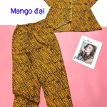 Đồ bộ mango pijama  quần lửng áo tay ngắn nhiều hình khác nhau