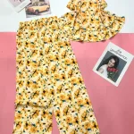Đồ bộ mango quần dài áo sát nách 2 tầng