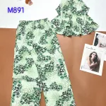 Đồ bộ mango quần dài áo sát nách 2 tầng
