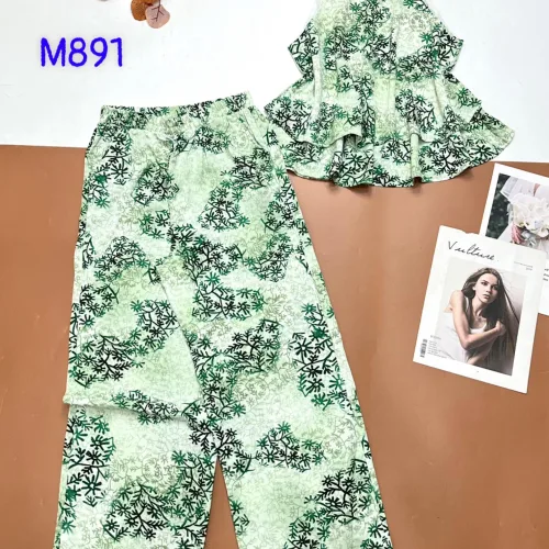 Đồ bộ mango quần dài áo sát nách 2 tầng