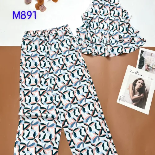 Đồ bộ mango quần dài áo sát nách 2 tầng
